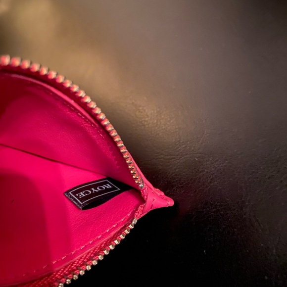 Royce Pink Leather Wallet - Picture 4 of 5